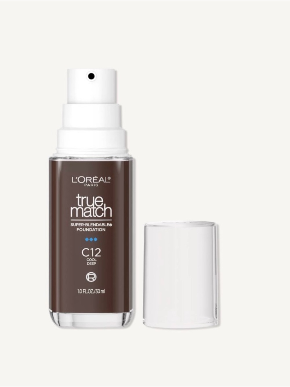 L'Oreal True Match Foundation C12 Cool Deep - Deep Brown Shade